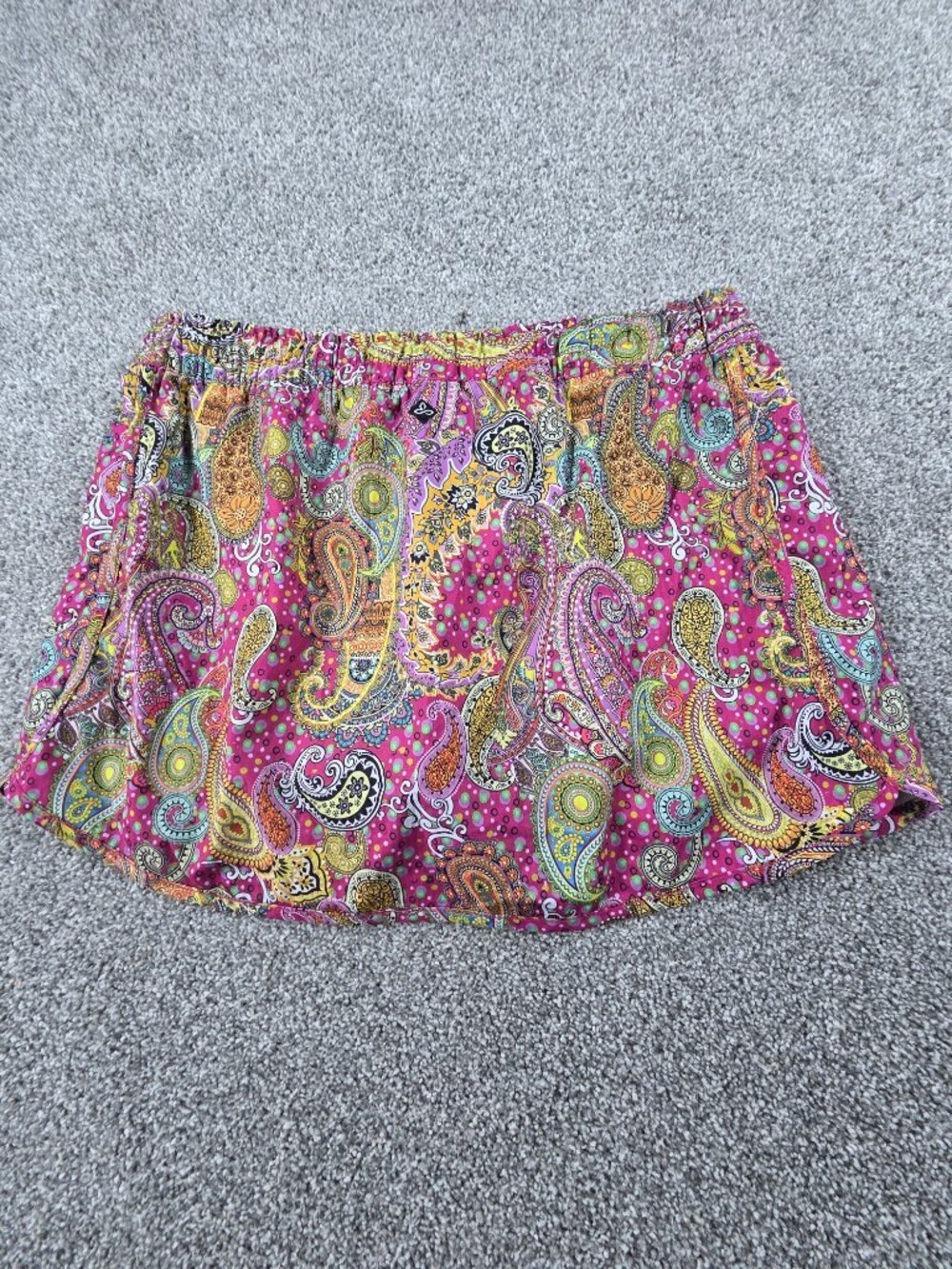 prAna Wildflower Paisley Athletic Skort - Size L - Picture 3 of 7